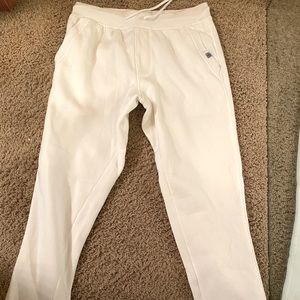 White sweatpants
